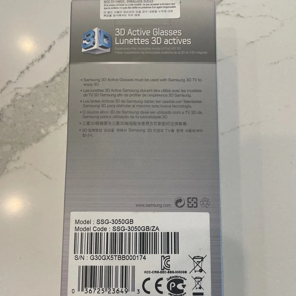 Samsung 3D active glasses